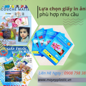 lựa chọn giấy in ảnh phù hợp nhu cầu