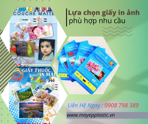 lựa chọn giấy in ảnh phù hợp nhu cầu