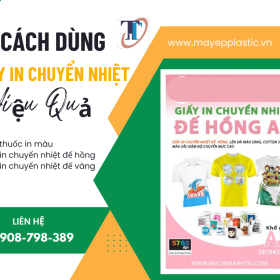 cách dùng giấy in chuyển nhiệt hiệu quả